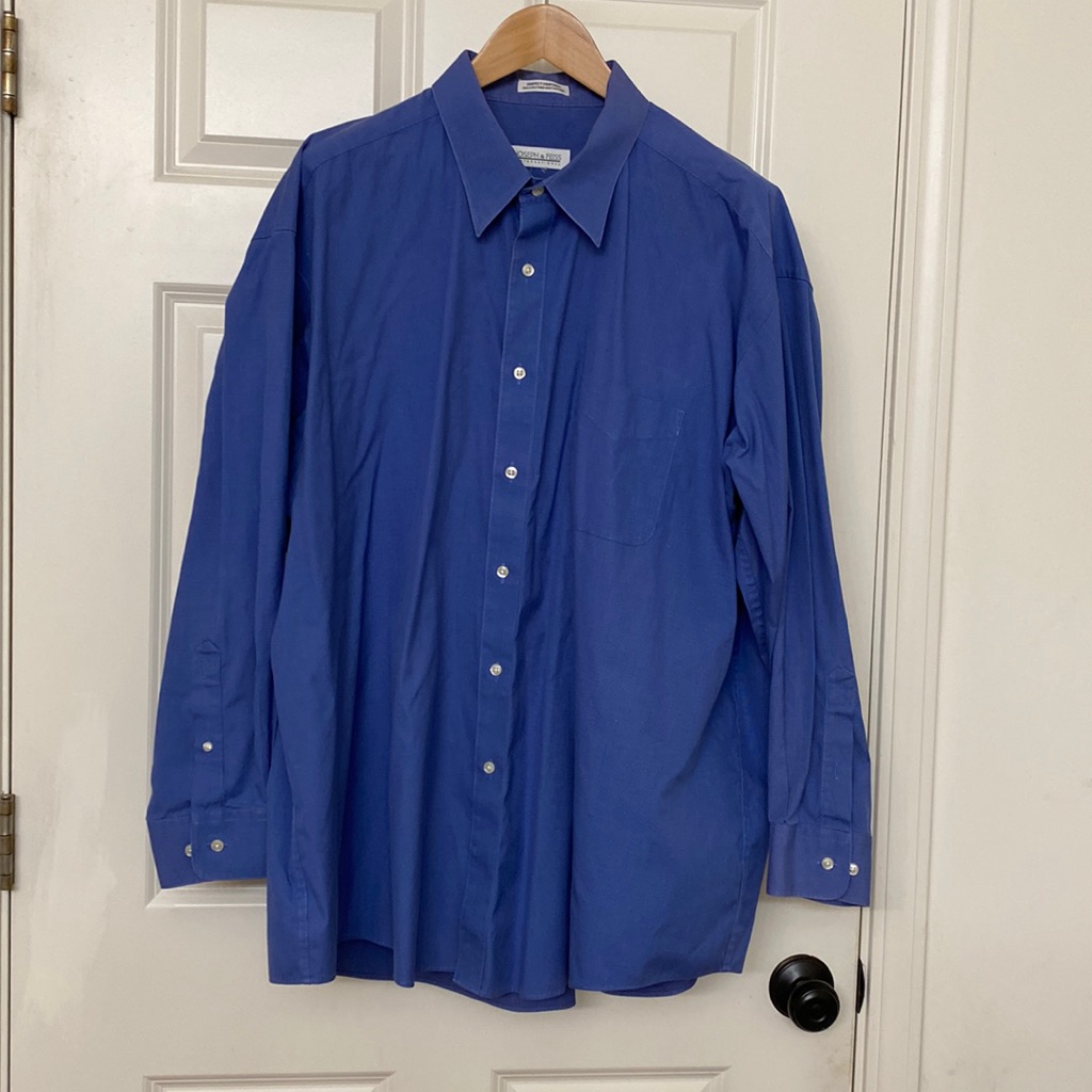 Joseph And Feiss Blue Dress Shirt
